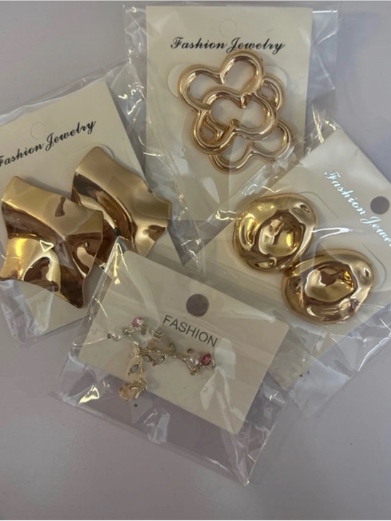 Fashion Jewelry Jewelry - Fashion Jewelry Rose Gold Earring Set - Mixed Styles